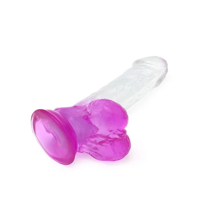 Dildos | Kiotos COX Kiotos Cox Color - Gekleurde Dildo 07 - 18 x 4 cm - Transparant/Paars
