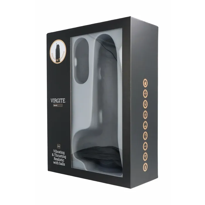 Dildos | Virgite Dildo Realistico Virgite R13 Nero 20 cm Dildos | Virgite Dildo Realistico Virgite R13 Nero 20 cm