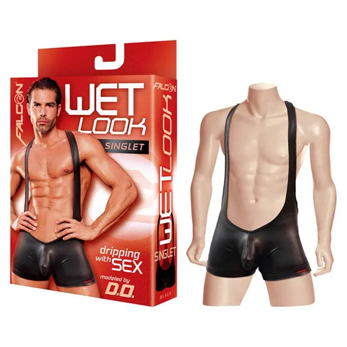 Icon Brand Vibrators | Wet Look Wrestling Singlet Icon Brand Vibrators | Wet Look Wrestling Singlet