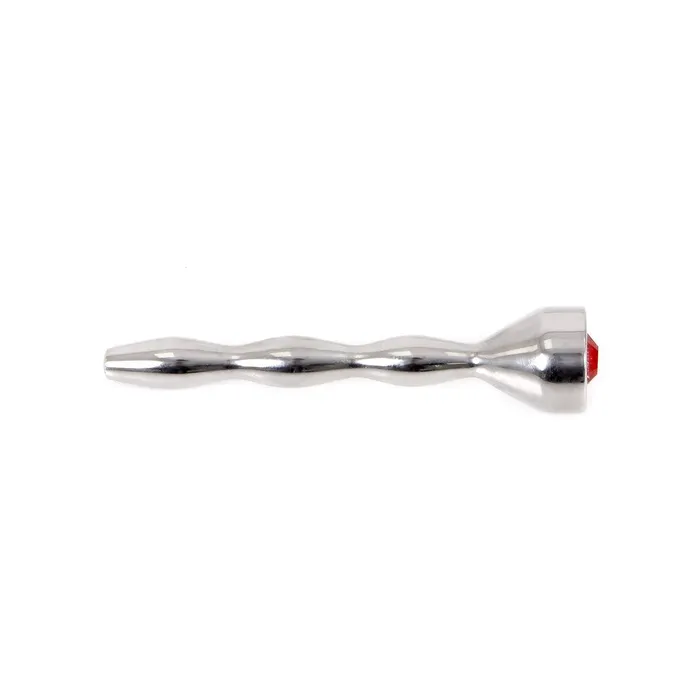 Kiotos Steel - Penisplug Met Rood siersteentje Justin | Kiotos Male Sex Toys Kiotos Steel - Penisplug Met Rood siersteentje Justin | Kiotos Male Sex Toys