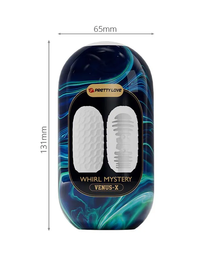Male Sex Toys | Pretty Love - Masturbator Ei - Venus X - Blauw - Pretty Love