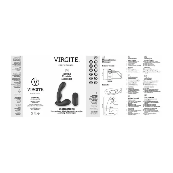 Massaggiatore Prostatico Virgite | Virgite Vibrators Massaggiatore Prostatico Virgite | Virgite Vibrators
