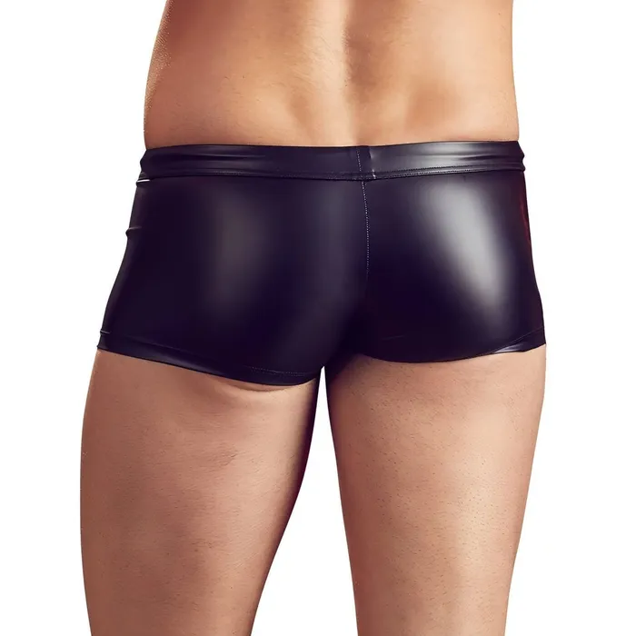 NEK Vibrators | Boxer nero opaco con tasche e zip - Taglia S