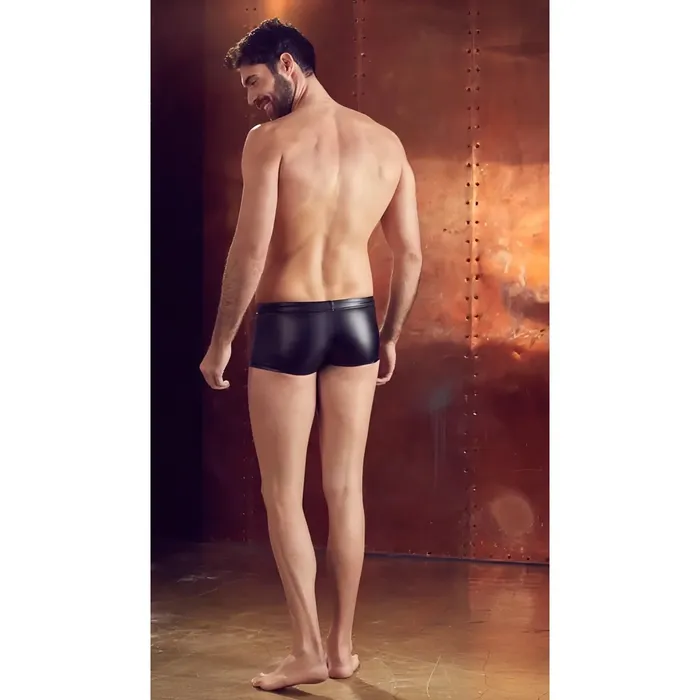 NEK Vibrators | Boxer nero opaco con tasche e zip - Taglia S