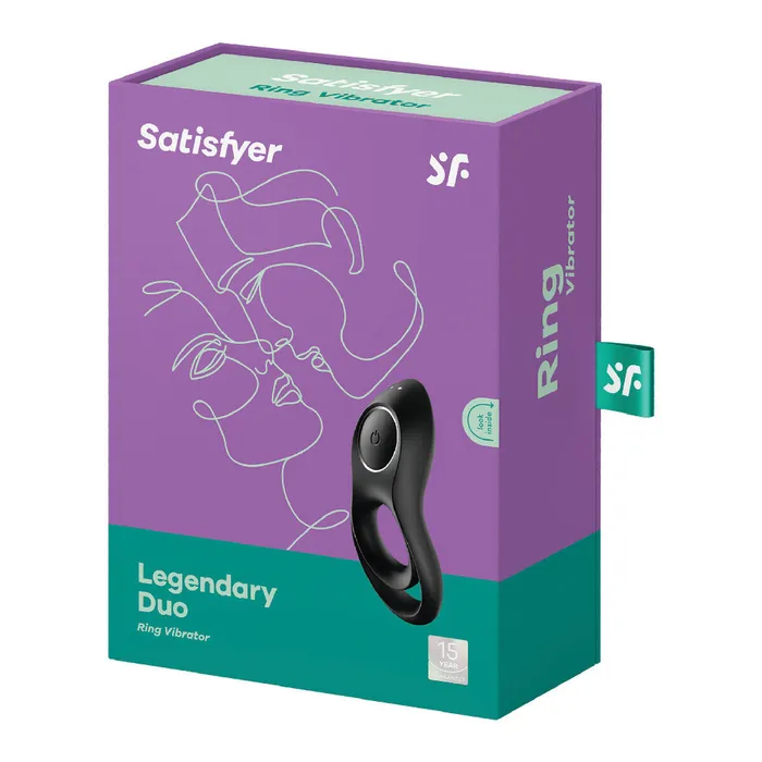 Satisfyer Vibrators | Lucidalabbra Vibrante Satisfyer Legendary Duo Nero
