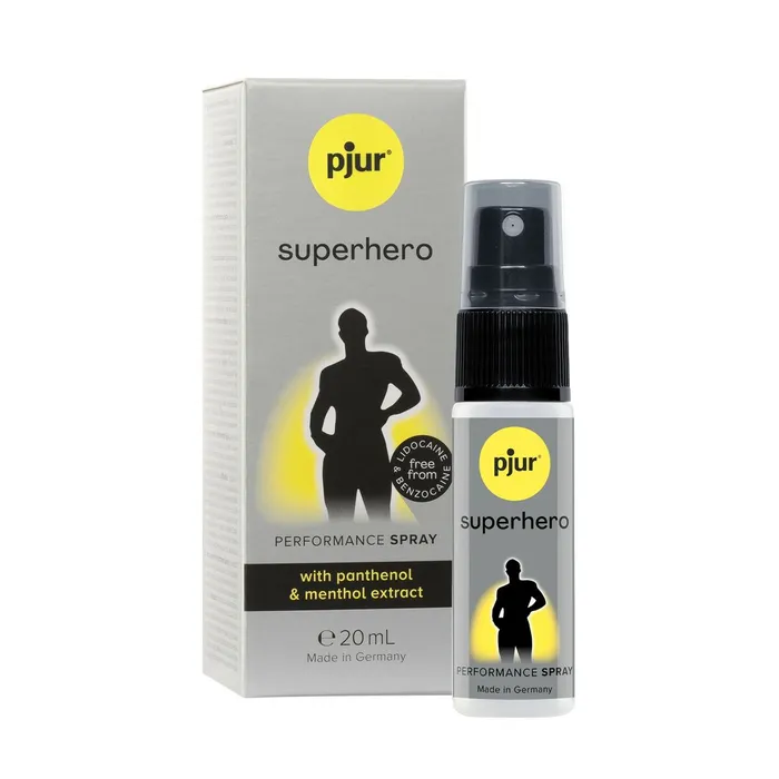 Spray Ritardante Pjur Superhero Strong 20 ml | Pjur Vibrators Spray Ritardante Pjur Superhero Strong 20 ml | Pjur Vibrators