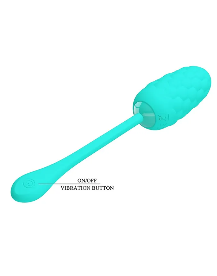 Vibrators | Pretty Love - Marina - Vibrerend Eitje met Nopjes - Handige Eénknopsbediening - Turquoise - Pretty Love